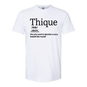 Thique Healthy Body Proud Thick Woman Softstyle CVC T-Shirt