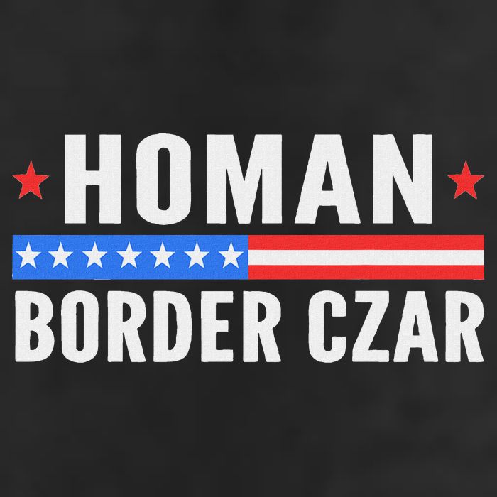 Tom Homan Border Czar Maga Support Garment-Dyed Fleece Hoodie