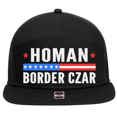Tom Homan Border Czar Maga Support 7 Panel Mesh Trucker Snapback Hat
