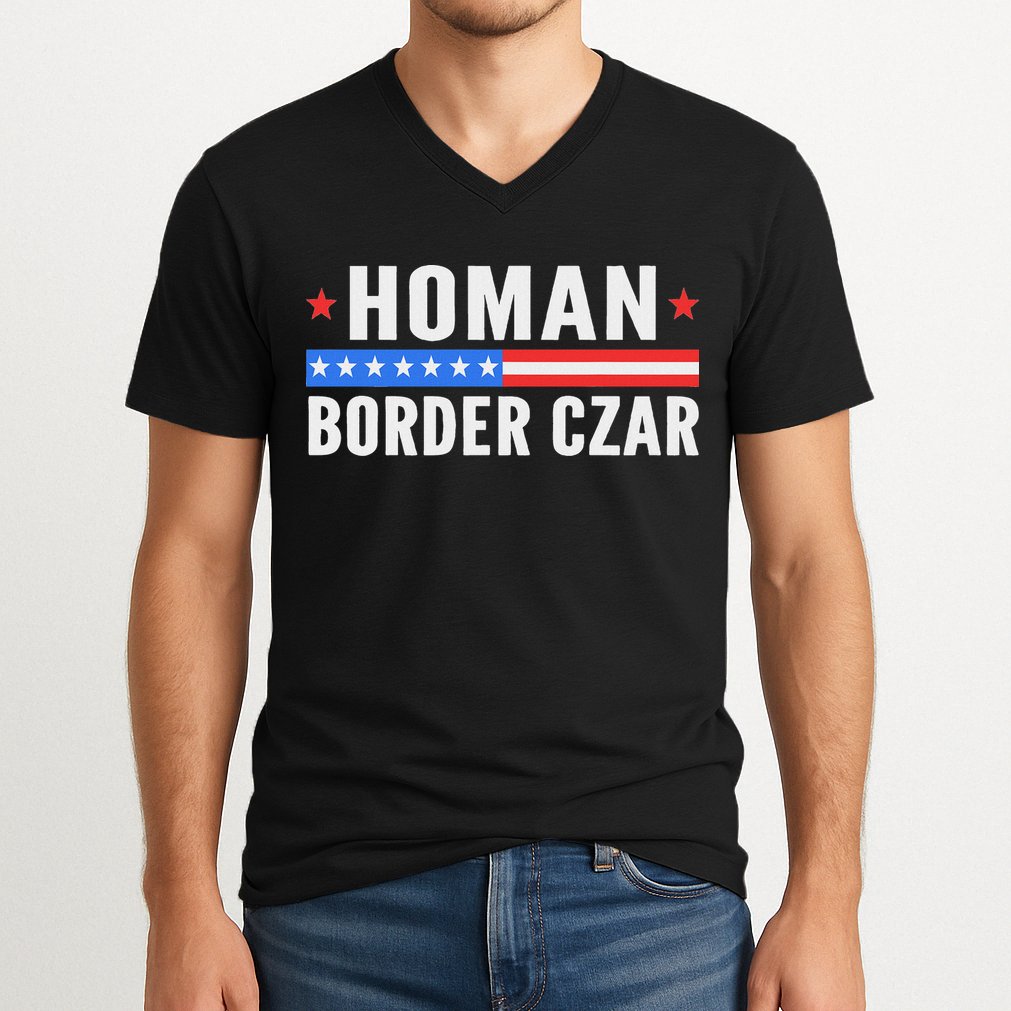 Tom Homan Border Czar Maga Support V-Neck T-Shirt