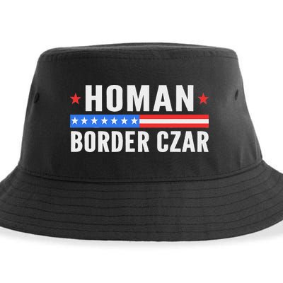 Tom Homan Border Czar Maga Support Sustainable Bucket Hat