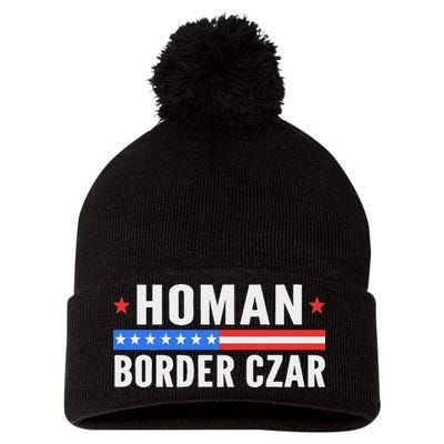 Tom Homan Border Czar Maga Support Pom Pom 12in Knit Beanie