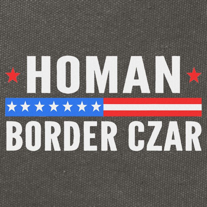 Tom Homan Border Czar Maga Support Cotton Canvas Backpack