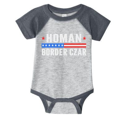 Tom Homan Border Czar Maga Support Infant Baby Jersey Bodysuit