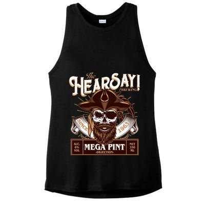 The Hearsay Brewing Mega Pint Objection Ladies PosiCharge Tri-Blend Wicking Tank