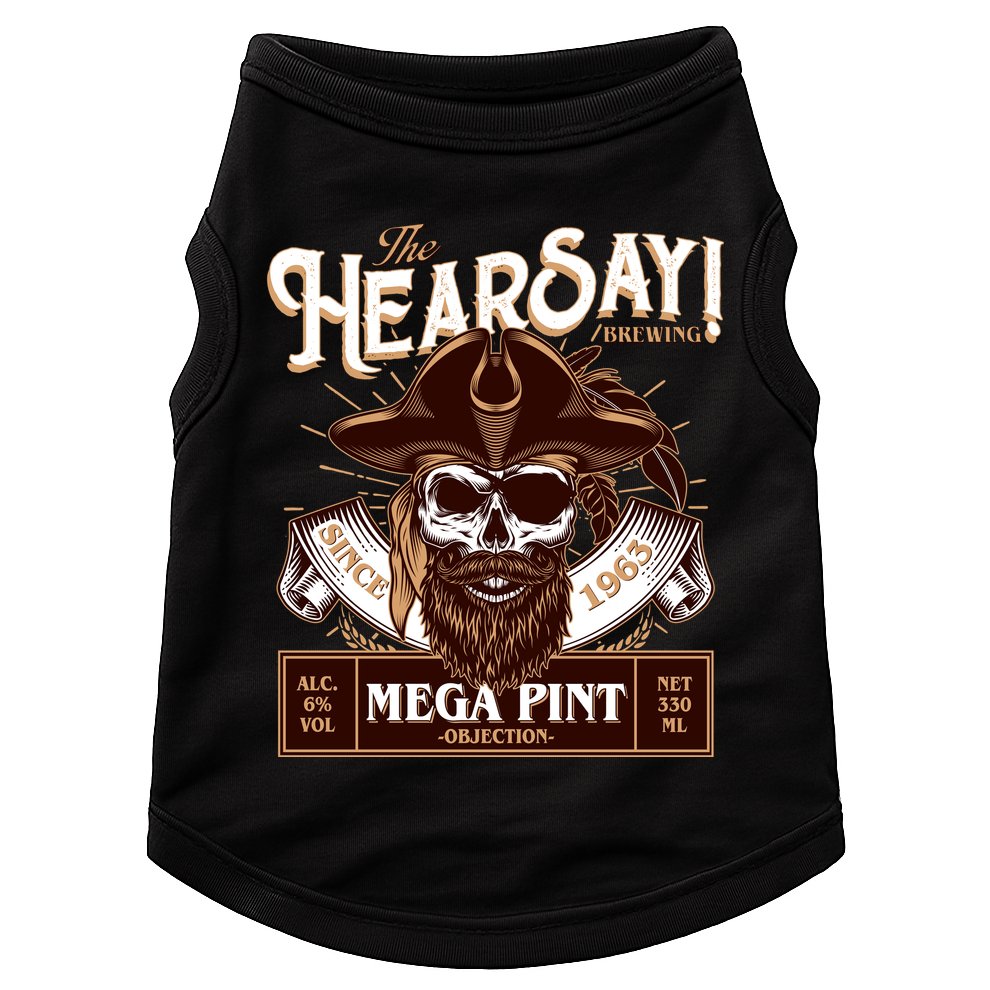 The Hearsay Brewing Mega Pint Objection Doggie Tank