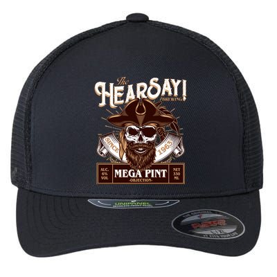 The Hearsay Brewing Mega Pint Objection Flexfit Unipanel Trucker Cap