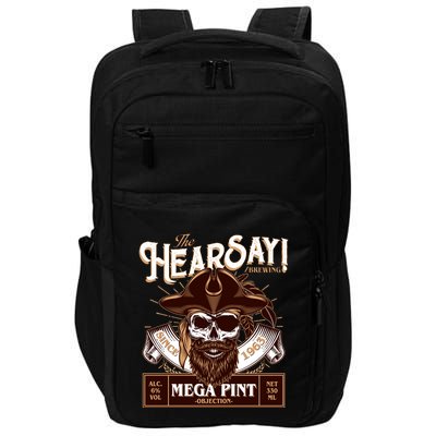 The Hearsay Brewing Mega Pint Objection Impact Tech Backpack