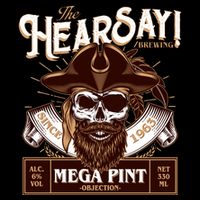 The Hearsay Brewing Mega Pint Objection Backpack