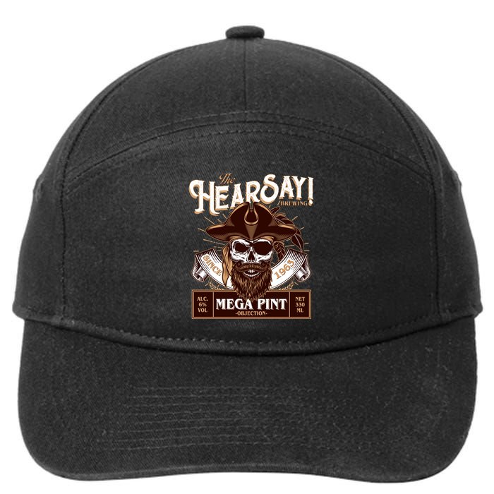 The Hearsay Brewing Mega Pint Objection 7-Panel Snapback Hat
