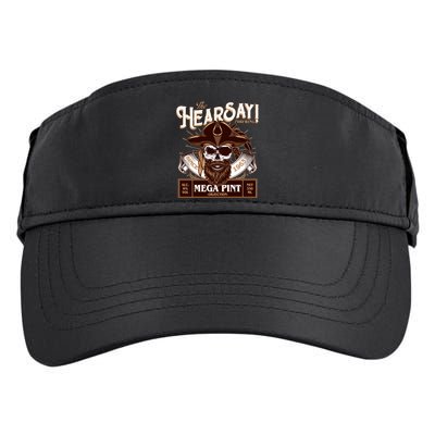 The Hearsay Brewing Mega Pint Objection Adult Drive Performance Visor