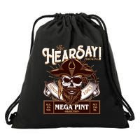 The Hearsay Brewing Mega Pint Objection Drawstring Bag