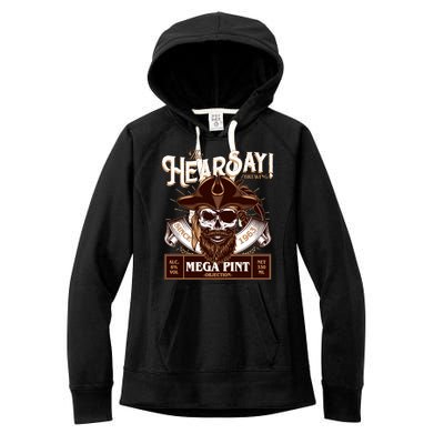 The Hearsay Brewing Mega Pint Objection Women's Fleece Hoodie