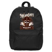 The Hearsay Brewing Mega Pint Objection 16 in Basic Backpack