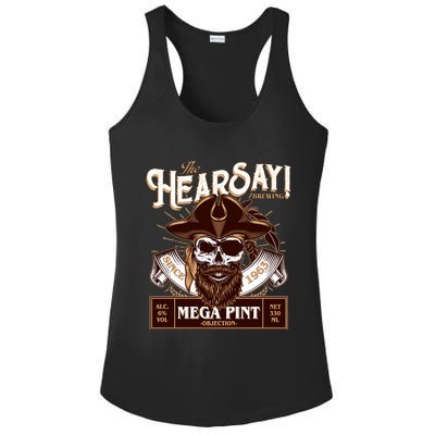 The Hearsay Brewing Mega Pint Objection Ladies PosiCharge Competitor Racerback Tank