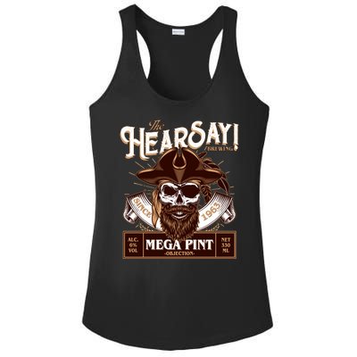 The Hearsay Brewing Mega Pint Objection Ladies PosiCharge Competitor Racerback Tank