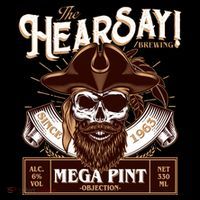 The Hearsay Brewing Mega Pint Objection Sustainable Knit Beanie