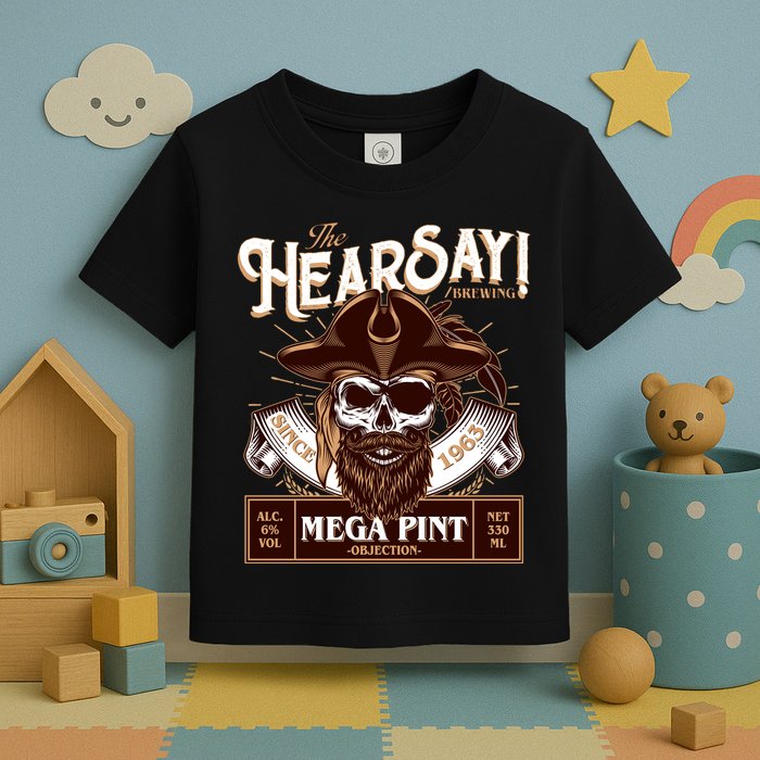 The Hearsay Brewing Mega Pint Objection Toddler T-Shirt