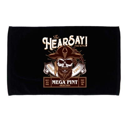 The Hearsay Brewing Mega Pint Objection Microfiber Hand Towel