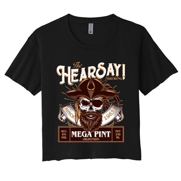The Hearsay Brewing Mega Pint Objection Crop Top