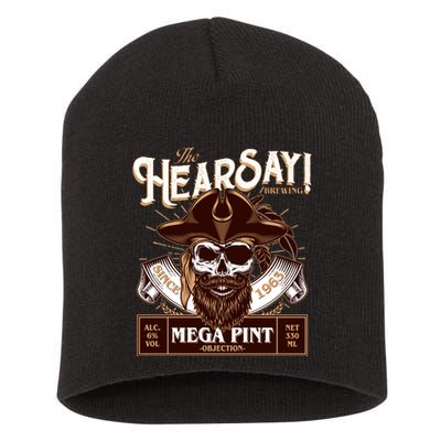 The Hearsay Brewing Mega Pint Objection Short Acrylic Beanie