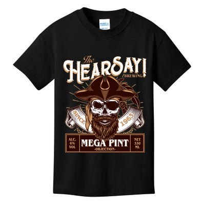 The Hearsay Brewing Mega Pint Objection Kids T-Shirt