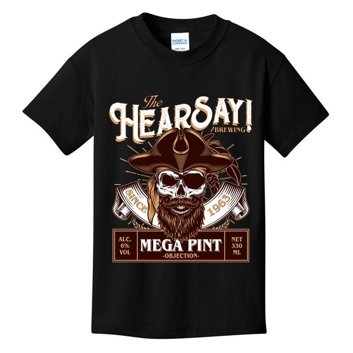 The Hearsay Brewing Mega Pint Objection Kids T-Shirt