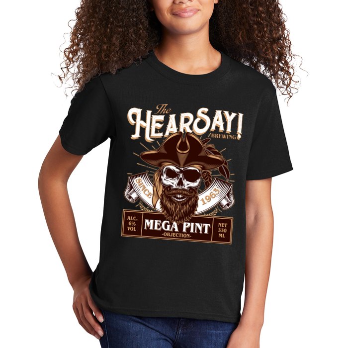 The Hearsay Brewing Mega Pint Objection Kids T-Shirt