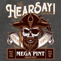 The Hearsay Brewing Mega Pint Objection Vector Backpack