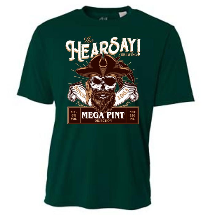 The Hearsay Brewing Mega Pint Objection Cooling Performance Crew T-Shirt