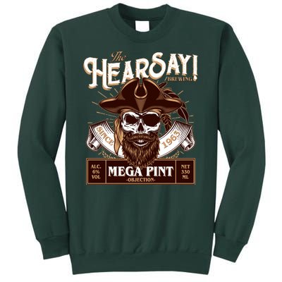 The Hearsay Brewing Mega Pint Objection Sweatshirt