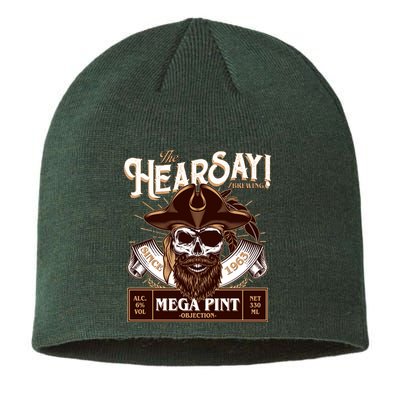 The Hearsay Brewing Mega Pint Objection Sustainable Beanie