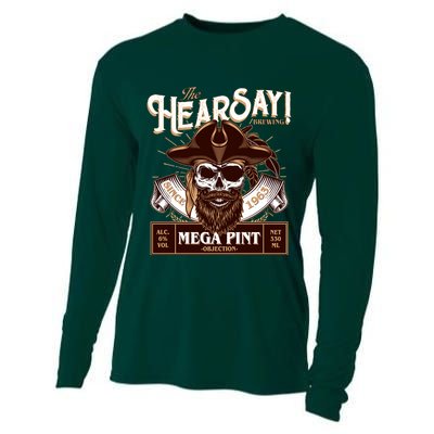 The Hearsay Brewing Mega Pint Objection Cooling Performance Long Sleeve Crew