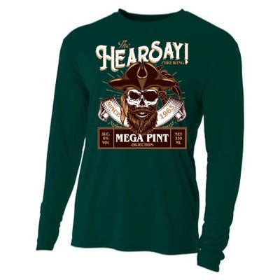 The Hearsay Brewing Mega Pint Objection Cooling Performance Long Sleeve Crew