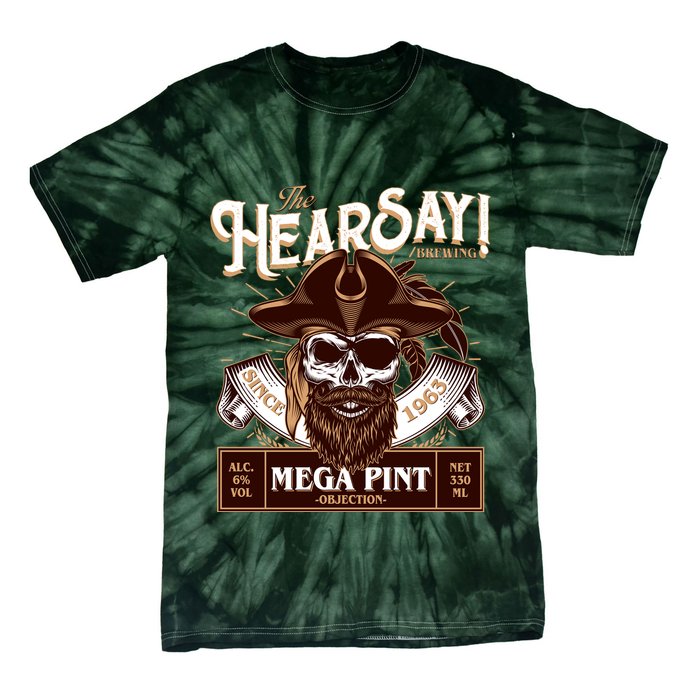 The Hearsay Brewing Mega Pint Objection Tie-Dye T-Shirt