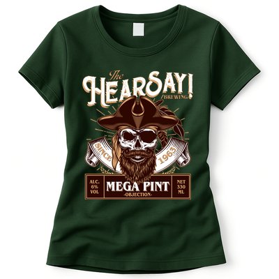 The Hearsay Brewing Mega Pint Objection Womens T-Shirt