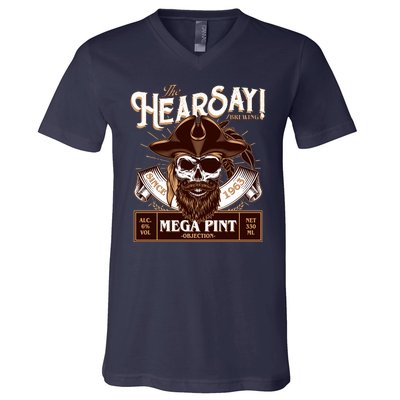 The Hearsay Brewing Mega Pint Objection V-Neck T-Shirt