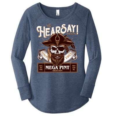 The Hearsay Brewing Mega Pint Objection Women's Perfect Tri Tunic Long Sleeve Shirt