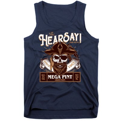 The Hearsay Brewing Mega Pint Objection Tank Top