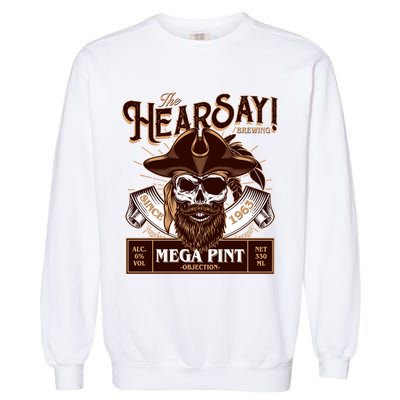 The Hearsay Brewing Mega Pint Objection Garment-Dyed Sweatshirt