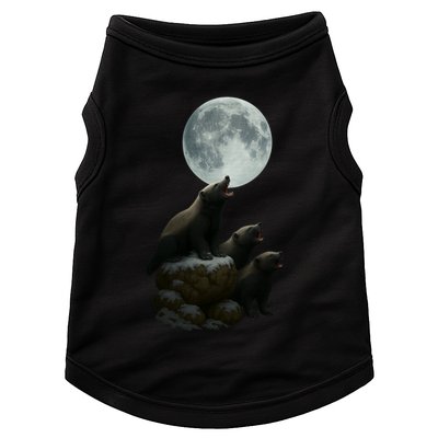 Three Honey Badgers Moon Doggie Tank