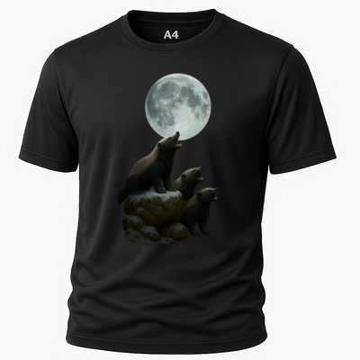 Three Honey Badgers Moon Performance Shirt