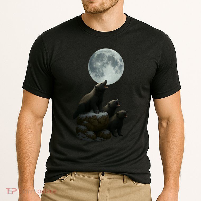 Three Honey Badgers Moon Performance Shirt