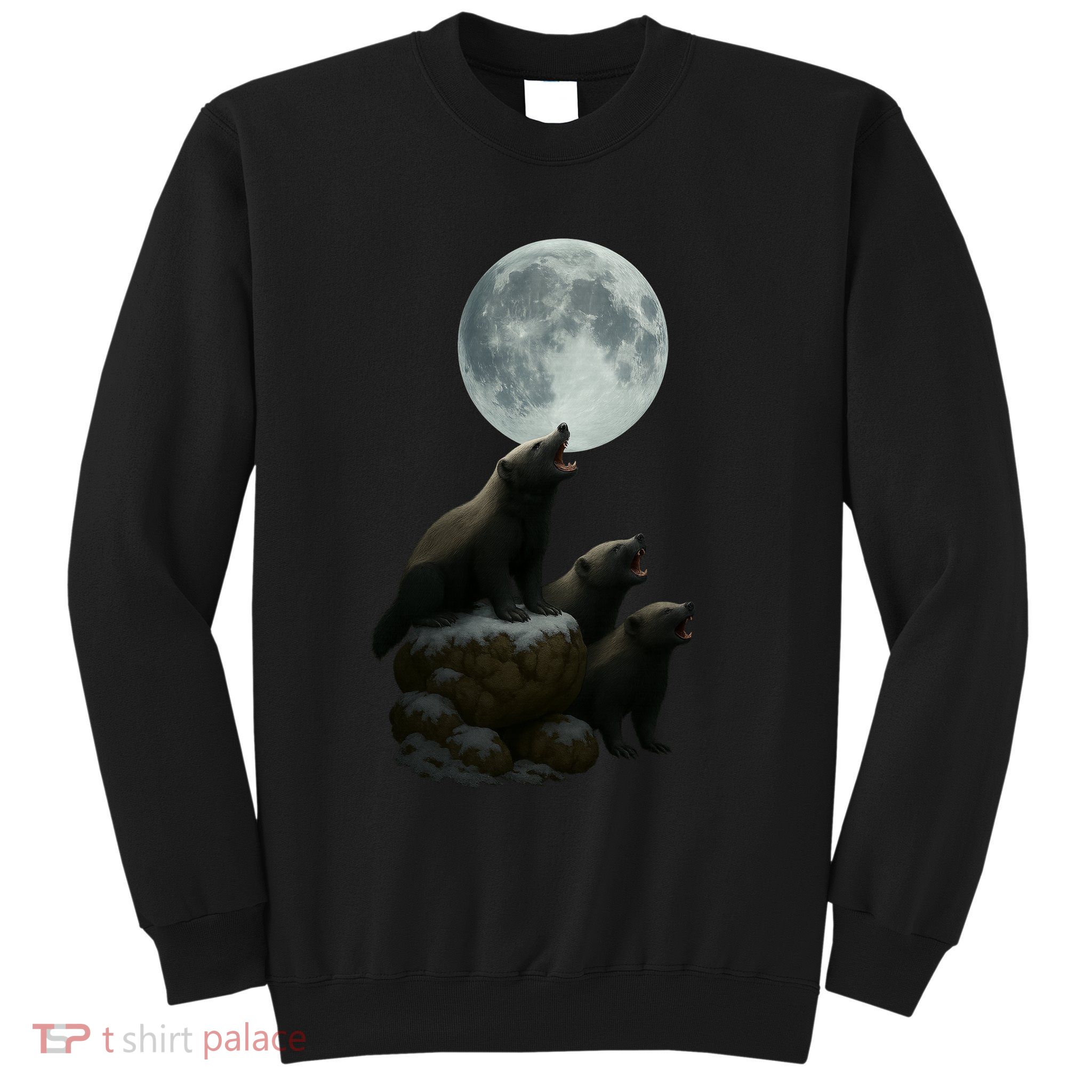 Three Honey Badgers Moon Sweatshirt