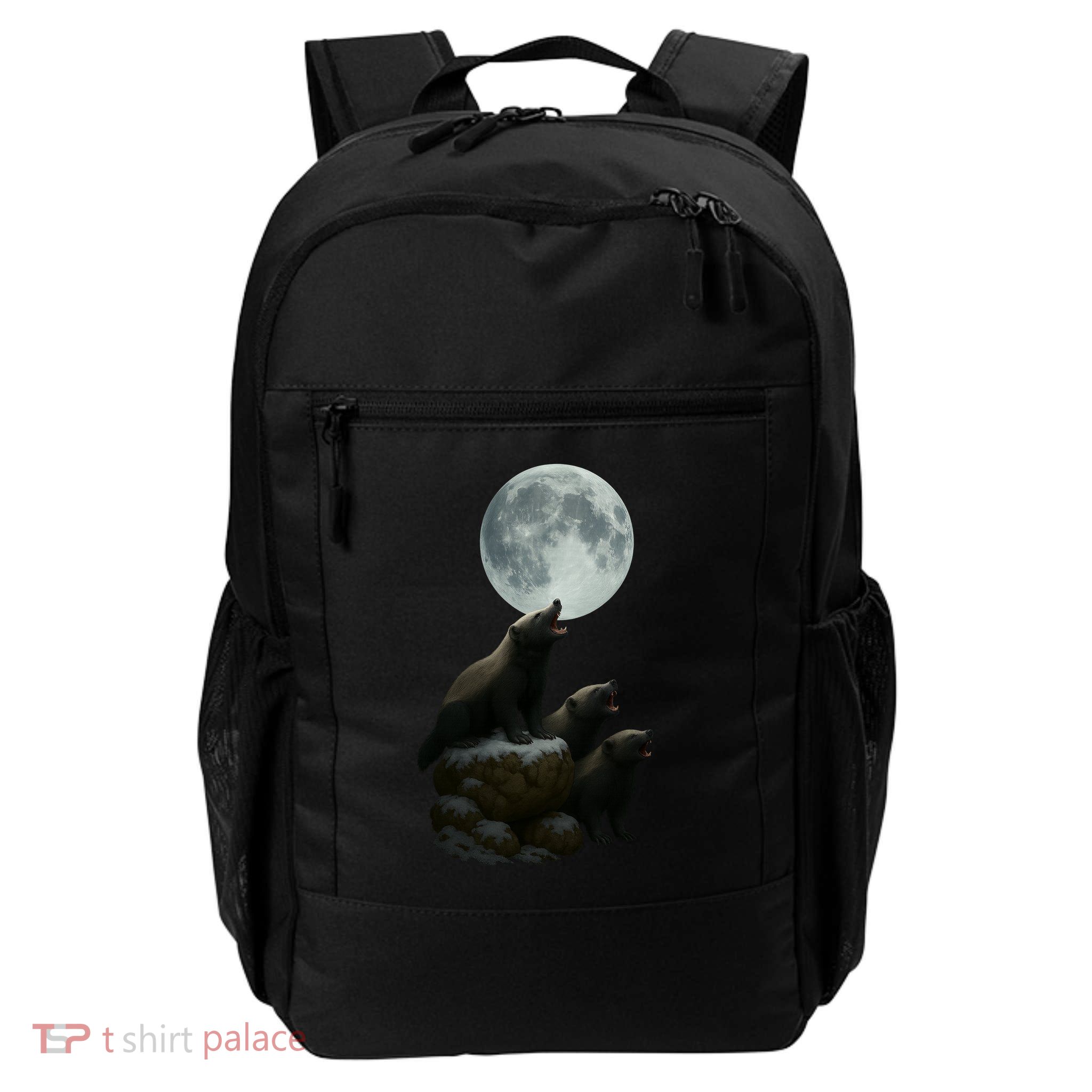 Three Honey Badgers Moon Backpack