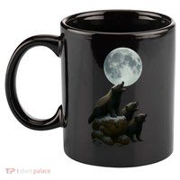 Three Honey Badgers Moon 11oz C Handle Ceramic Mug