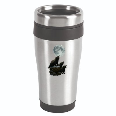 Three Honey Badgers Moon 16oz Travel Tumbler