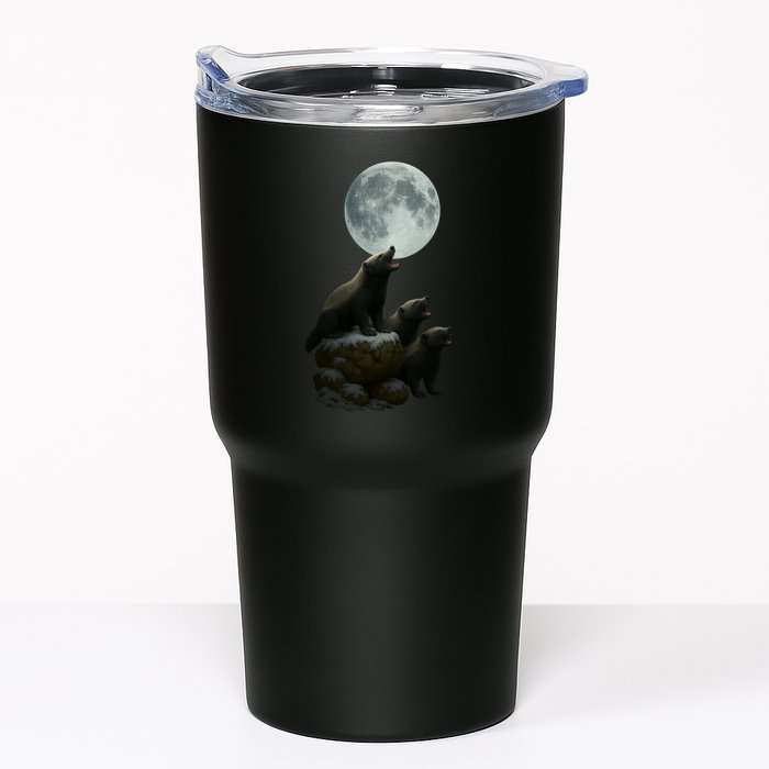 Three Honey Badgers Moon Tumbler