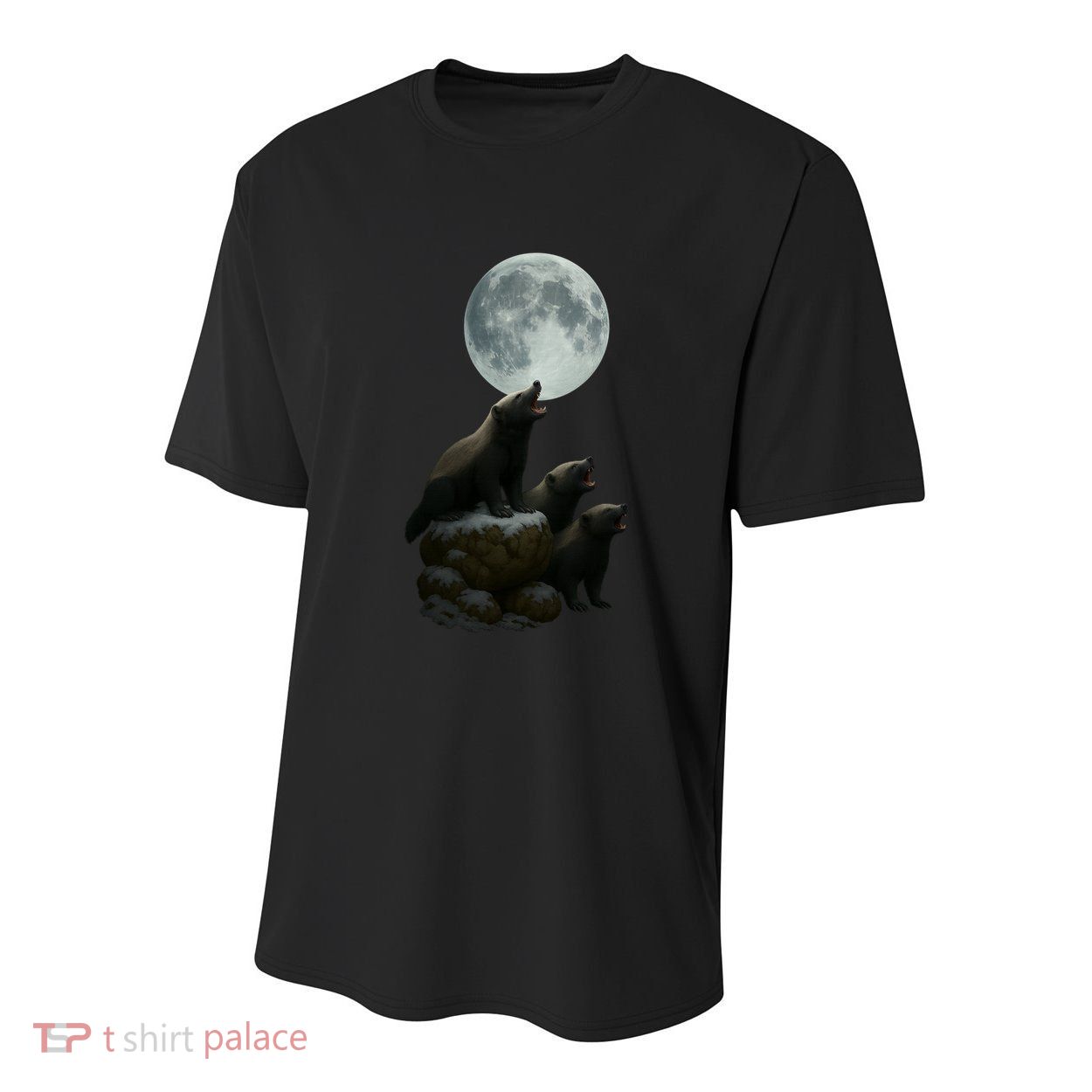 Three Honey Badgers Moon Youth Performance Sprint T-Shirt