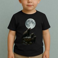 Three Honey Badgers Moon Toddler T-Shirt